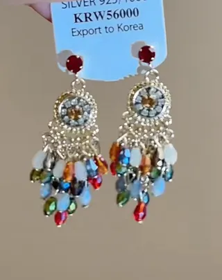Bohemian Tassel Earrings Women - Vintage Multicolor Crystal Drop Dangle Earrings, Alloy Rhinestone Inlay, Ethnic Holiday Jewelry