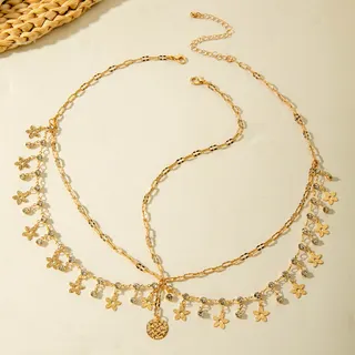 Bohemian Rhinestone Chain Headpiece Floral Gold Headband Bridal Festival Hair Accessory Adjustable 54+10cm