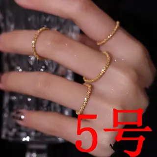 Gold Starry Sky Thin Band Ring, Copper 18K Gold Plated Micro Pavé Sparkle Ring, Size 8, Minimalist Stackable Finger Ring for Women