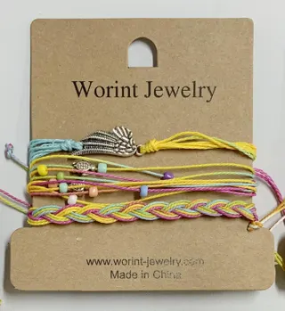 Boho Beaded Bracelet for Women, Handwoven Multi-color String Bracelet with Fish Charm, Natural Rice Beads & Alloy Silver Accent, Adjustable Braid Wristband, Summer Vacation Jewelry Gift