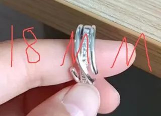 304 Stainless Steel Chain Ring, 18mm Polished Multi-Strand Band, Hypoallergenic Tarnish-Free Unisex Ring