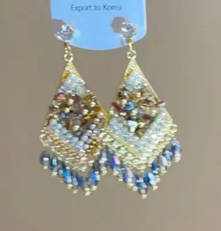 Vintage Boho Tassel Earrings - 18K Gold Plated Alloy with Hand-Set Rhinestones & AB Crystal Drop Dangles, Statement Dangle Earrings for Wedding Party, approx 3x2cm
