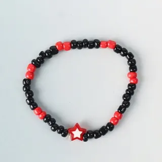 Spider-Man Beaded Stretch Bracelet, Acrylic White Pink Macaron Charm with Crystal Beads, Adjustable Cute Girl Wristband
