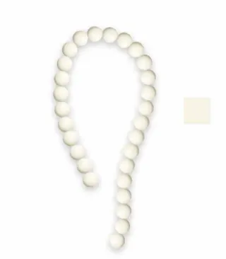 Acrylic Pearl Bead Strand - Cream White Minimalist Teardrop Necklace DIY Beading Kit, 1 Piece