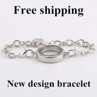 Silver Capsule Bracelet with Crystal Bezel, Keepsake Hair Photo Charm, New Design Gift Bracelet for Women