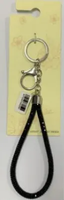 Phone Chain Lanyard, Alloy Electroplated Black Woven Strap with Lobster Clasp & Key Ring, Anti-loss Phone Strap for Bag & Key