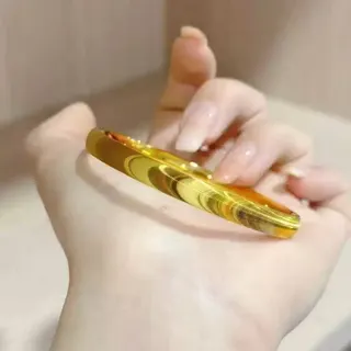 Luxury Cat's Eye Brushed Wave Open Cuff Bracelet for Women, 18K Gold Plated Copper, Adjustable Wide Bangle, French Vintage Shimmer Wrist Jewelry